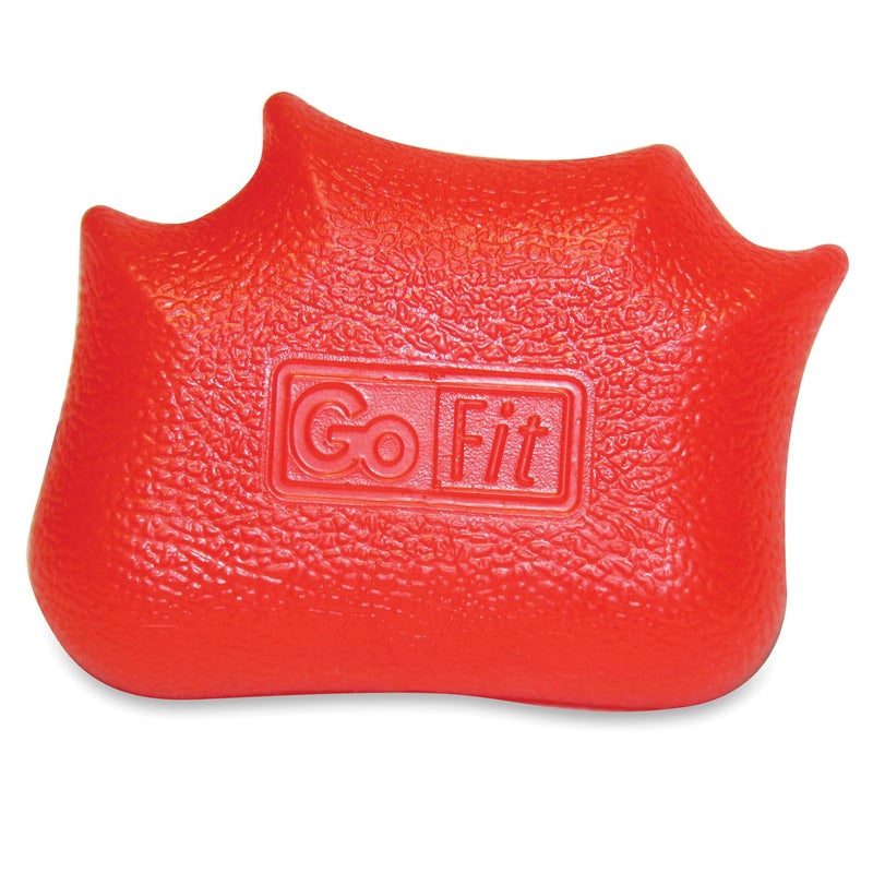 GoFit Strengthening Gel Hand Grip - Firm Resistance,Red - Image 3